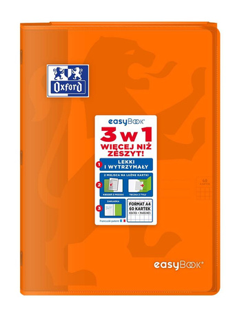Zeszyt Oxford Easybook A4 60k 90g mix 377795