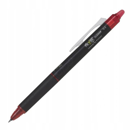 Automatyczne wymazywalne pióro kulkowe Pilot Frixion Point Clicker Synergy 0,5 czerwone