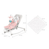 Kinderkraft leżaczek felio pink