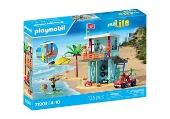 Playmobil 71903 Wieża ratownicza i plażowy samochód bugg 719034