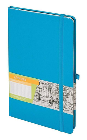Notes kratka A5 Romantyzm Jasny niebieski 044531