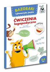 Książeczka Bazgraki i gimnastyka języka Ćwiczenia logopedyczne 816977