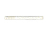 Tuba z płatkami róż krem 60cm 445056 /36/