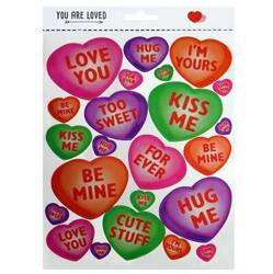 Naklejki serca z napisami 229876