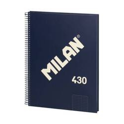 Zeszyt Notes na Spirali A4 w kratke 80k Niebieski 106227