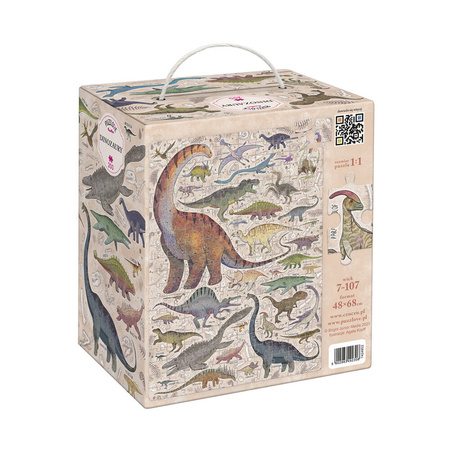 CzuCzu Puzzlove CzuCzu Dinozaury 200 elementów 7+ 492306