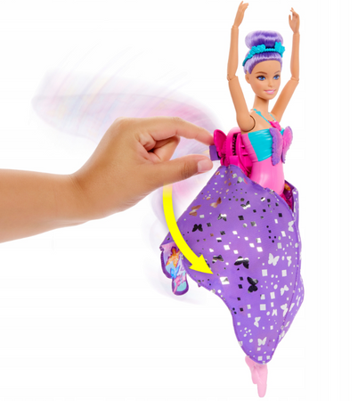 Barbie HXJ10 Lalka tańczaca Motylkowa Batetnica 230709