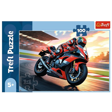 Puzzle Trefl 100 Szybki motocykl 164893