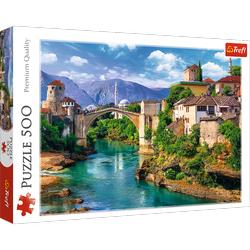 Puzzle Trefl 500 Stary most w Mostarze Bośnia i Hercegowina 373332