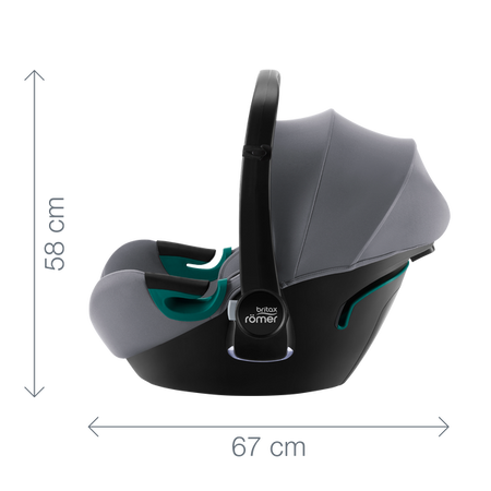 Britax Romer Baby Safe iSense i-Size Fotelik Samochodowy 0-13kg + Baza Flex iSENSE Space Black 