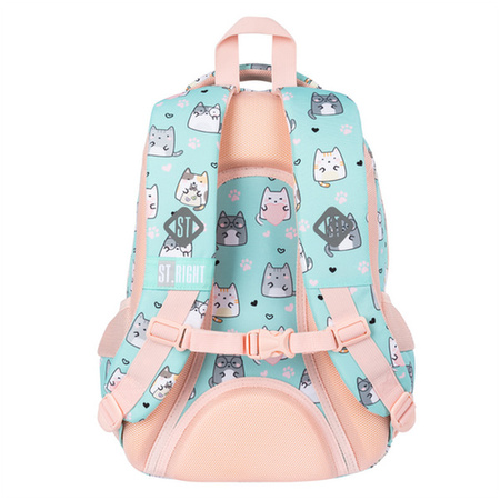 PLECAK 3-KOMOROWY STRIGHT BP-26 CHARMING CATS 685040