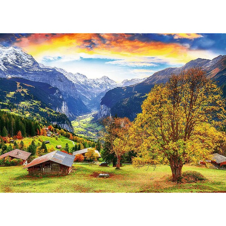 Puzzle Trefl 1000 Malownicza alpejska wioska 107753