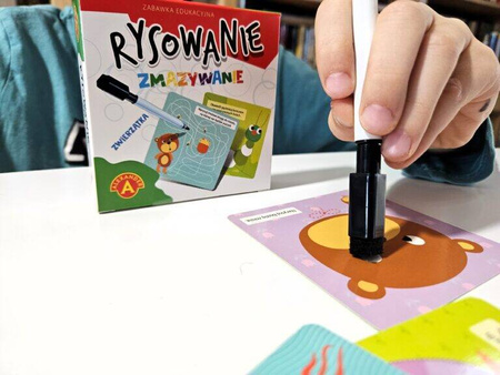 Rysowanie zmazywanie Zwierzątka 026849