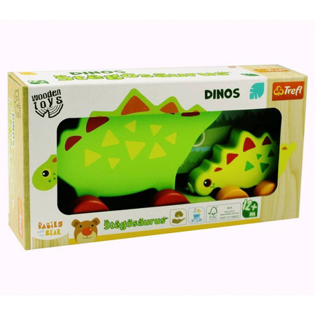 Trefl Zabawka drewniana Dinos Stegosaurus 617474