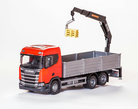 Emek EM-50605 Scania R Next Gen czerwona skrzynia z żurawiem 506057