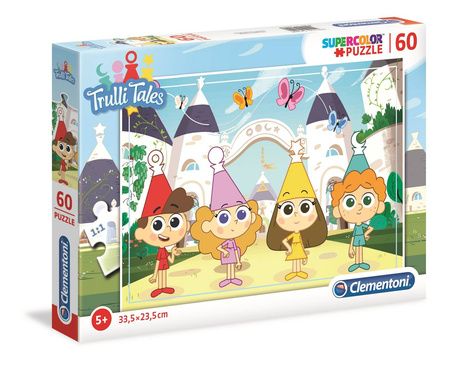 Clementoni puzzle 60 super kolor trulli tales