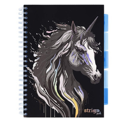 Strigo Pads animals unicorn B5 kratka czarny 100k 80g 814045