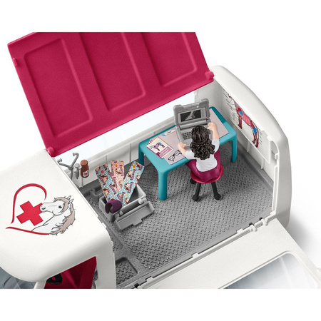 Schleich Mobilna lecznica dla zwierząt ze źrebakiem Horse Club 023101