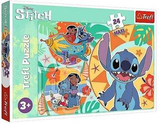 Puzzle Trefl 24 maxi Wesoły dzień Lilo&Stitch Disney 143652