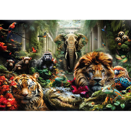 Clementoni Puzzle 1000 HQ Mystic jungle 398249