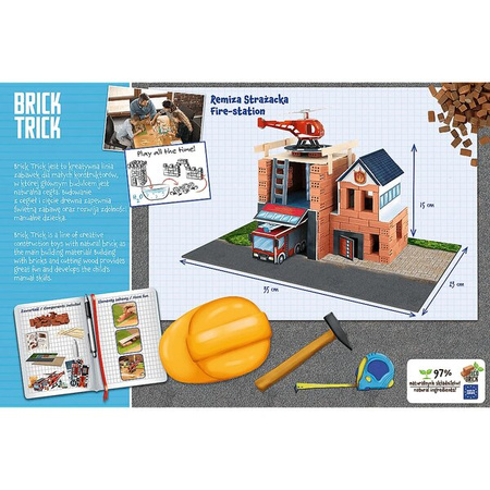 Trefl Brick Trick Remiza Strażacka XL 619157