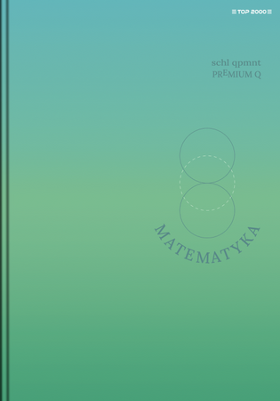Brulion Top 2000 A5 80k krata z marginesem 70g Megamix Matematyka szyty 408642