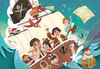 Clementoni puzzle 104 the pirates 