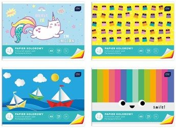 Zeszyt pap.kolorowych in a4 10k 115g 100016 /10/