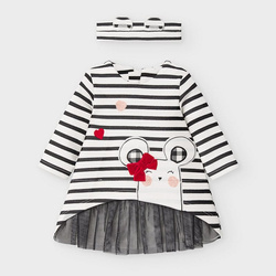 MAYORAL SUKIENKA DZIANINA I OPASKA ROZM.2-4 M