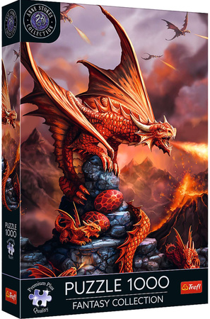 Puzzle Trefl 1000 Premium Plus Tea Fantasy collection Ognisty Smok 109009
