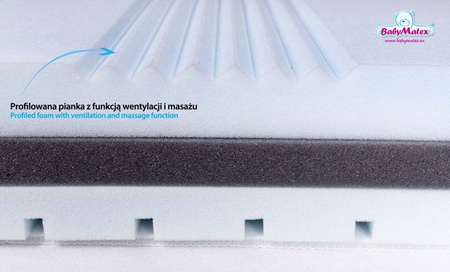 Babymatex Materacyk ortopedyczny Fresh 120x60x10