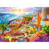 Puzzle Trefl 1000 Premium Plus Tea Time Z wizytą na Santorini 108422 