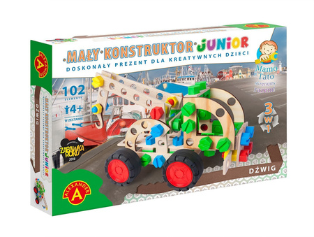 Mały konstruktor junior 3w1 dźwig 019407