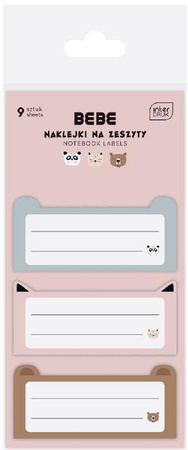 Naklejki na zeszyt 9szt BB Friends GIRL 328700