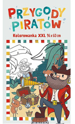 Trefl Kolorowanka XXL Przygoda pirtatów 168991