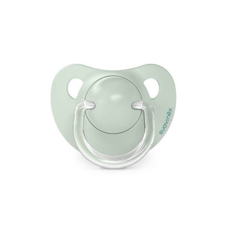 Suavinex Smoczek anatomiczny silikonowy 2 szt. | 0-6 m | zielony| Dreams