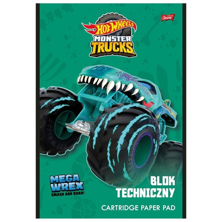Blok techniczny A4 10k MATTEL HOT WHEELS 669064
