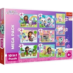 Puzzle Trefl 10w1 W świecie Gabi 960037