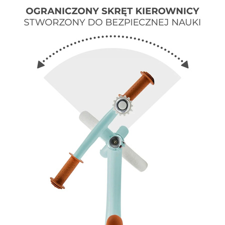 Kinderkraft Fly Plus kol.Baby Blue 925407 Rowerek biegowy