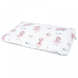 Poduszka przedszkolaka Wróżki z minky glacier gray 40x60cm 418187