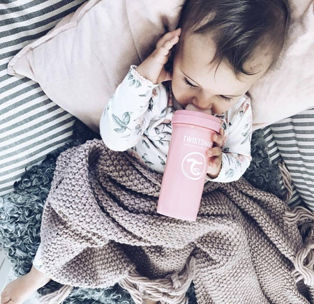 Twistshake Butelka Anti-Colic 260 ml Pastel Pink 122551