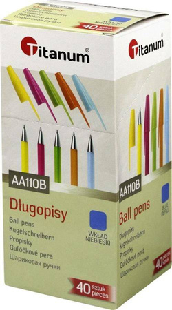 Długopis Neon 0,7 Niebieski Wkład Aa110b 704554