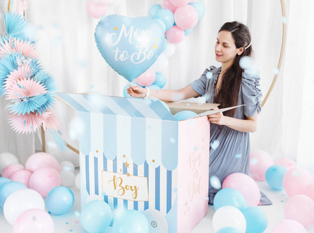 Balon foliowy Mom to Be 35cm niebieski 170865