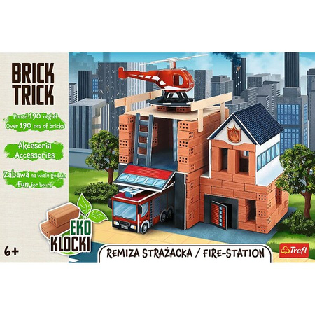 Trefl Brick Trick Remiza Strażacka XL 619157