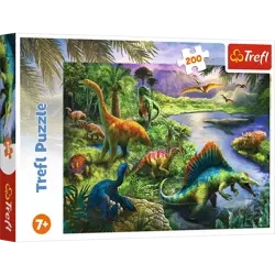Puzzle Trefl 200 Drapieżne dinozaury 132816