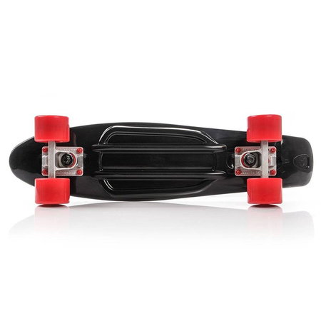 Deskorolka fiszka meteor plastic black/red/silver 000643