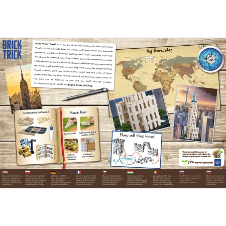 Trefl Brick Trick Buduj z cegły Empire State Building 617856