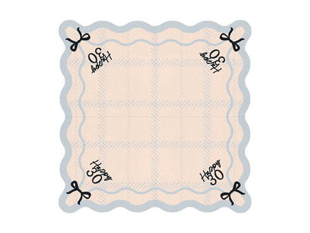 Serwetki Happy 30 12szt 33x33cm 078635