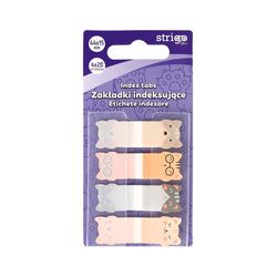 Strigo Zakładki indeksujące kotki 44x15mm 80 kartek 810252