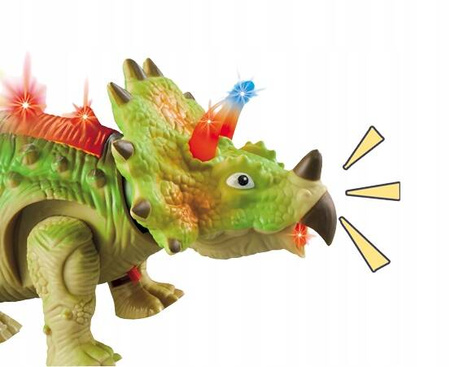 Dinozaur chodzący 27cm światło dźwięk 841096